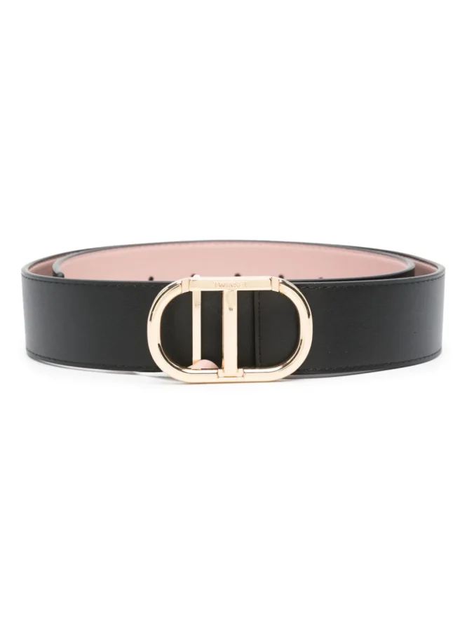 TWO-TONE BELT WITH LOGOTYPE TWINSET ACCESSORY 6