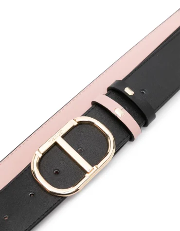 TWO-TONE BELT WITH LOGOTYPE TWINSET ACCESSORY 2