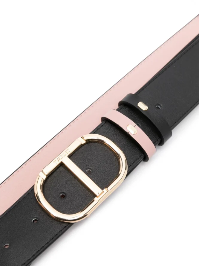 TWO-TONE BELT WITH LOGOTYPE TWINSET ACCESSORY 4