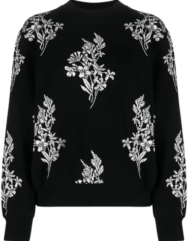 JACQUARD KNIT BLOUSE TWINSET BLOUSES