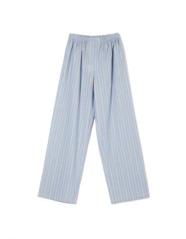 ΡΙΓΕ ΠΑΝΤΕΛΟΝΙ (BABY BLUE STRIPES) MILKWHITE pants