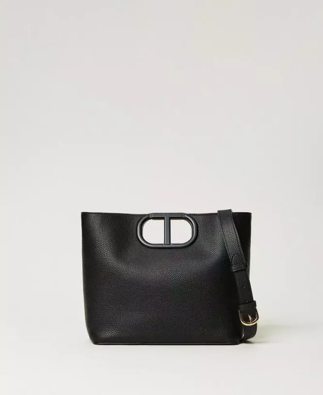 ‘LILA’ BAG WITH OVAL T HANDLETWINSET ACCESSORY 4