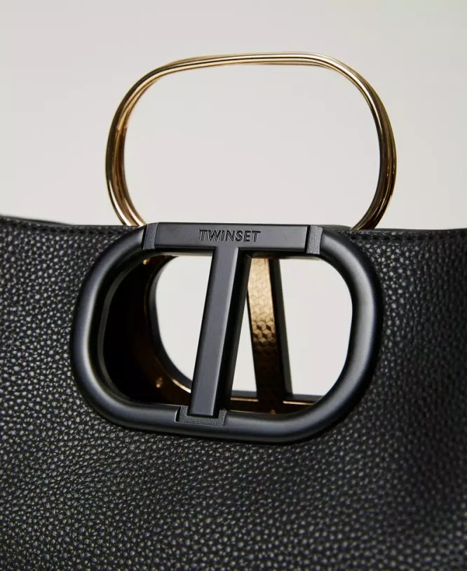 ‘LILA’ BAG WITH OVAL T HANDLETWINSET ACCESSORY 7