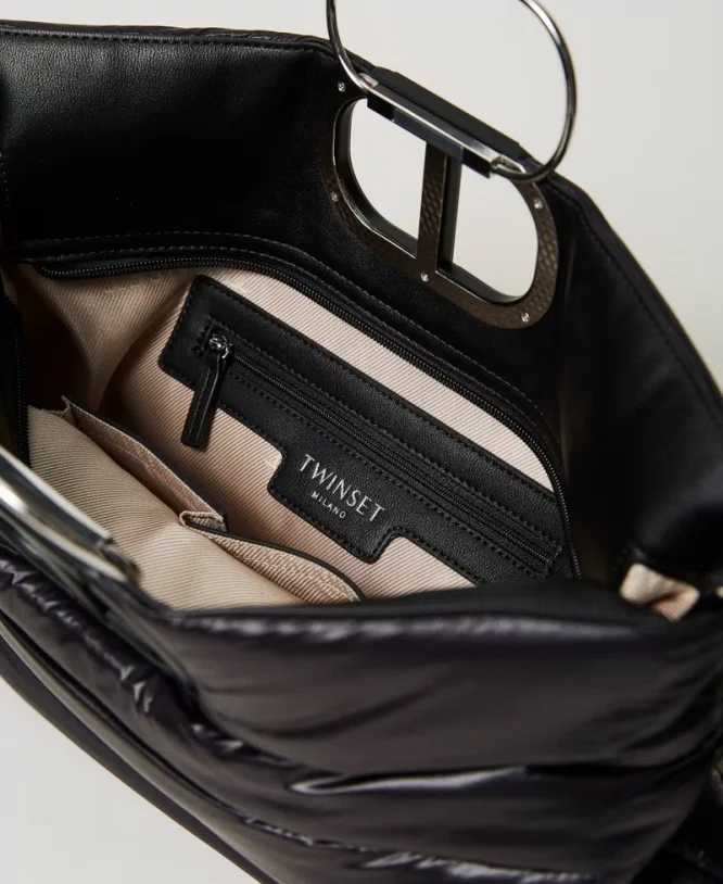 QUILTED BAG “LILA SKI” (BLACK) TWINSET ACCESSORY 8