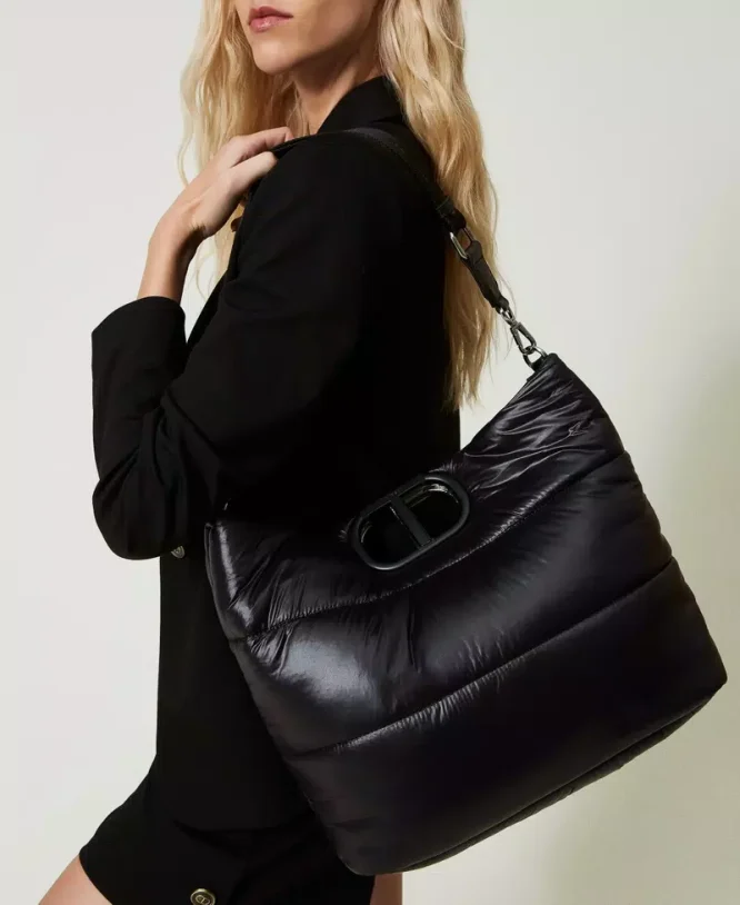 QUILTED BAG “LILA SKI” (BLACK) TWINSET ACCESSORY 4