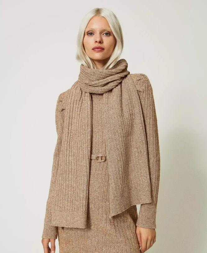 SCARF WITH LUREX AND SEQUINS TWINSET ACCESSORY 4