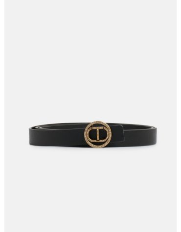 THIN BELT WITH OVAL Τ TWINSET ACCESSORY 2