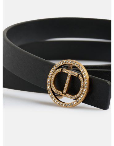 THIN BELT WITH OVAL Τ TWINSET ACCESSORY