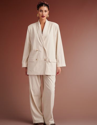 MIRIAM CURDUROY TROUSERS (IVORY) KARAVAN CLOTHES 2
