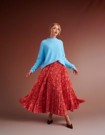 GINNY DRESS WITH POINTED BUFFERED SLEEVES(IVORY) KARAVAN CLOTHES