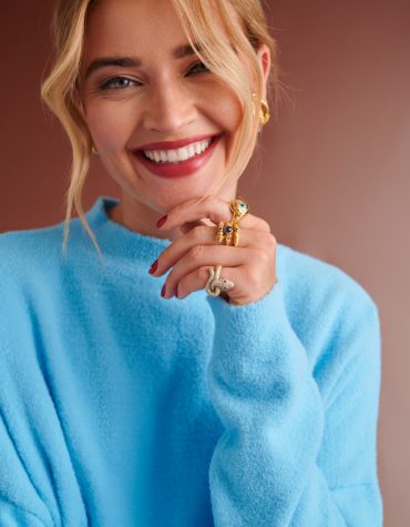 WILMA OVERSIZED ΜΑΛΑΚΟ ΠΟΥΛΟΒΕΡ (LIGHT BLUE) KARAVAN ΜΠΛΟΥΖΕΣ