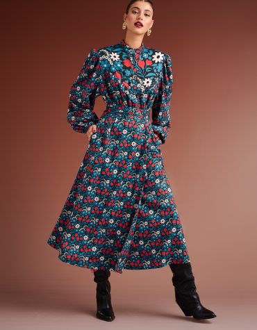 LUCIA WESTERN BLOUSE DRESS KARAVAN CLOTHES