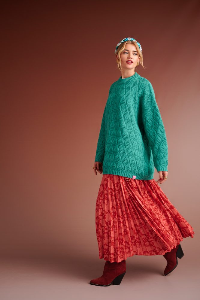 BRODY OVERSIZED SWEATER (MINT) KARAVAN BLOUSES 5