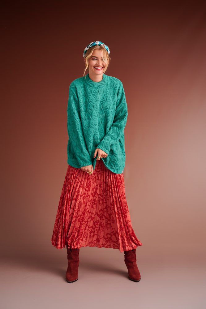 BRODY OVERSIZED SWEATER (MINT) KARAVAN BLOUSES 3