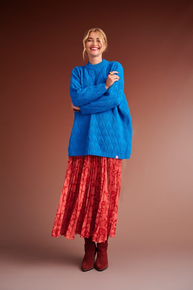 BRODY OVERSIZED SWEATSHIRT (TURQUOISE) KARAVAN BLOUSES 12