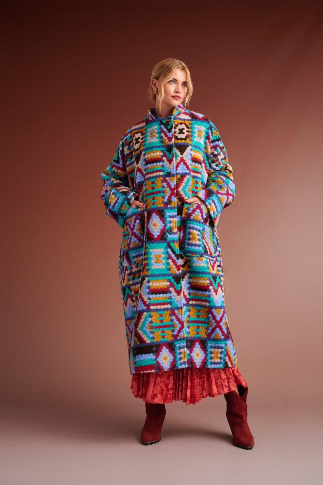 LENNOX OVERSIZED ΖΑΚΑΡ ΠΑΛΤΟ (MULTI) KARAVAN ΝΕΕΣ ΑΦΙΞΕΙΣ 3