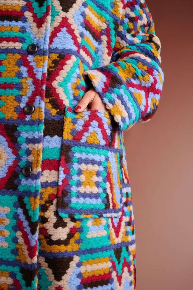 LENNOX OVERSIZED ΖΑΚΑΡ ΠΑΛΤΟ (MULTI) KARAVAN ΝΕΕΣ ΑΦΙΞΕΙΣ 5