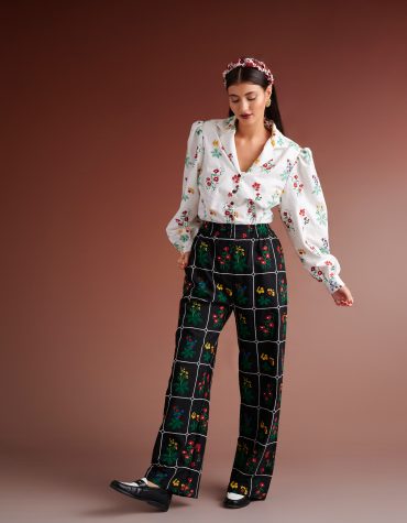 FLORENCE EMBROIDERED SHIRT (WHITE) KARAVAN CLOTHES 2