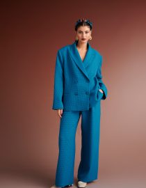 PRISCILLA MIXI DRESS WITH LAPEL (IVORY MULTI) KARAVAN CLOTHES