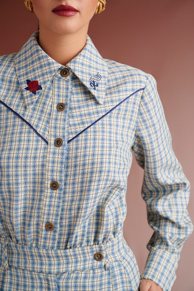 OLIVER WESTERNJUMPSUIT CHECK SHIRT KARAVAN CLOTHES 6