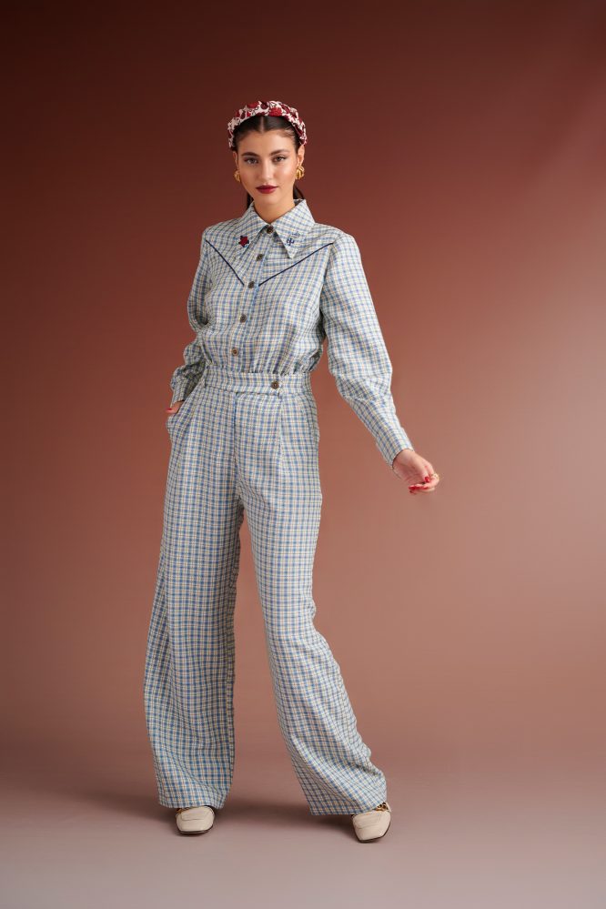OLIVER WESTERNJUMPSUIT CHECK SHIRT KARAVAN CLOTHES 5