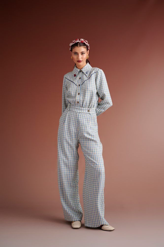 OLIVER WESTERNJUMPSUIT CHECK SHIRT KARAVAN CLOTHES 3