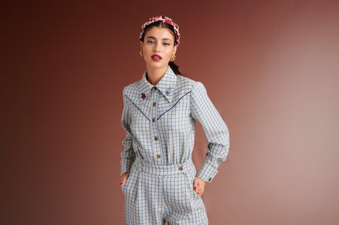 OLIVER WESTERNJUMPSUIT CHECK SHIRT KARAVAN CLOTHES 9