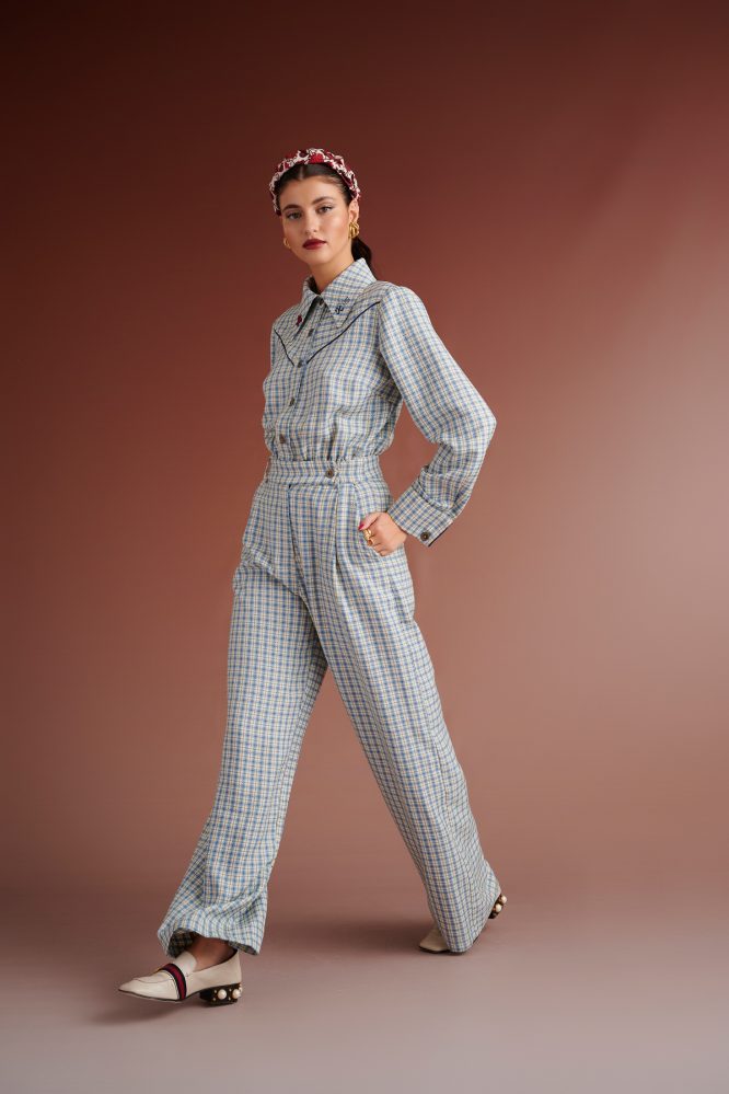 OLIVER WESTERNJUMPSUIT CHECK SHIRT KARAVAN CLOTHES 10