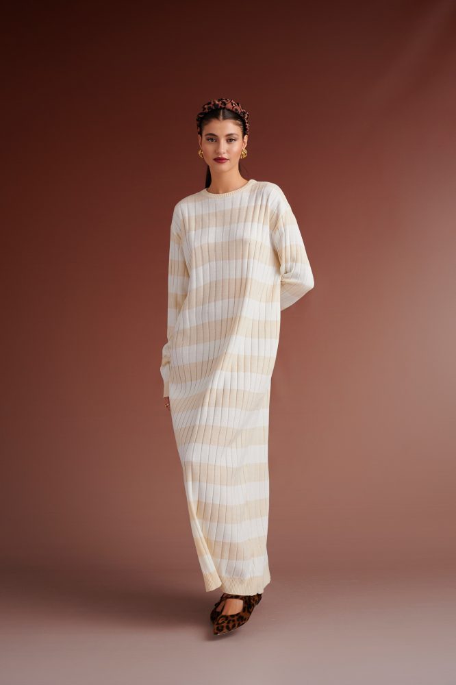 WESTIN ΠΛΕΚΤΟ ΜΑΚΡΥ ΦΟΡΕΜΑ ΡΙΓΕ (IVORY WHITE) KARAVAN ΝΕΕΣ ΑΦΙΞΕΙΣ 5