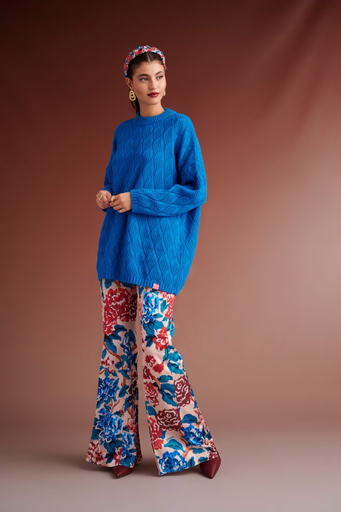 BRODY OVERSIZED SWEATSHIRT (TURQUOISE) KARAVAN BLOUSES 6