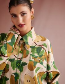 NADINE OVERSIZED SHIRT WITH POINTED COLLAR (PEARS) KARAVAN CLOTHES 8