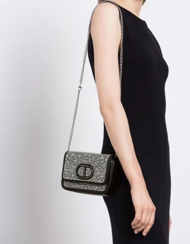 “PETITE” SHOULDER BAG WITH RHINESTONES TWINSET ACCESSORY 2