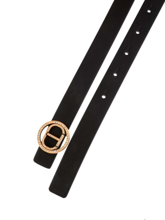 THIN BELT WITH OVAL Τ TWINSET ACCESSORY 5