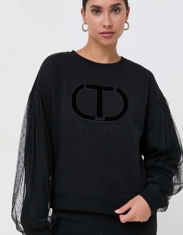 OVAL T LOGO SWEATSHIRTTWINSET BLOUSES