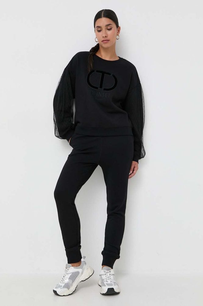OVAL T LOGO SWEATSHIRTTWINSET BLOUSES 4