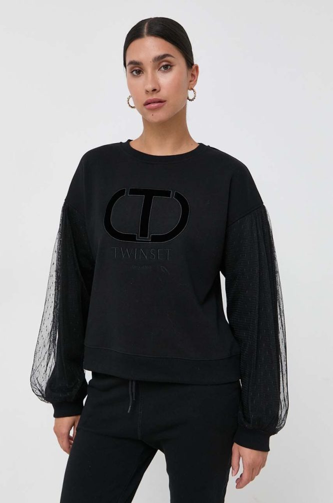 OVAL T LOGO SWEATSHIRTTWINSET BLOUSES 6