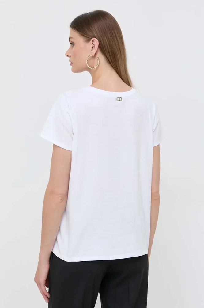 EMBROIDERED T-SHIRT TWINSET BLOUSES 6