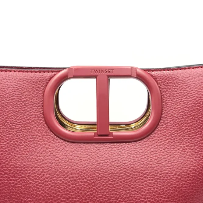 ΤΣΑΝΤΑ ‘LILA’ ΜΕ ΛΑΒΗ OVAL T TWINSET ΑΞΕΣΟΥΑΡ 6