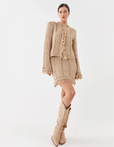 KNITTED JACKET TWINSET CLOTHES 2