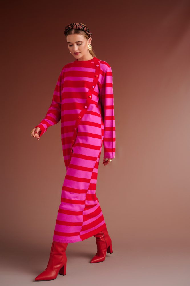 BRANDON ΠΛΕΚΤΟ ΡΙΓΕ ΦΟΡΕΜΑ (RED/PINK) KARAVAN ΝΕΕΣ ΑΦΙΞΕΙΣ 4
