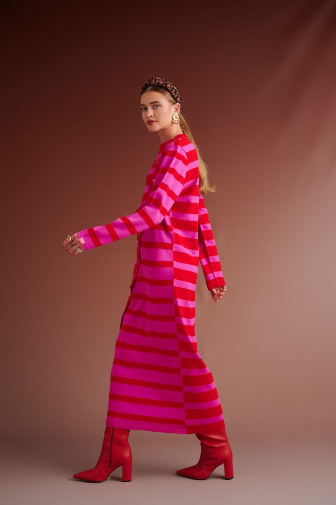 BRANDON ΠΛΕΚΤΟ ΡΙΓΕ ΦΟΡΕΜΑ (RED/PINK) KARAVAN ΝΕΕΣ ΑΦΙΞΕΙΣ 12