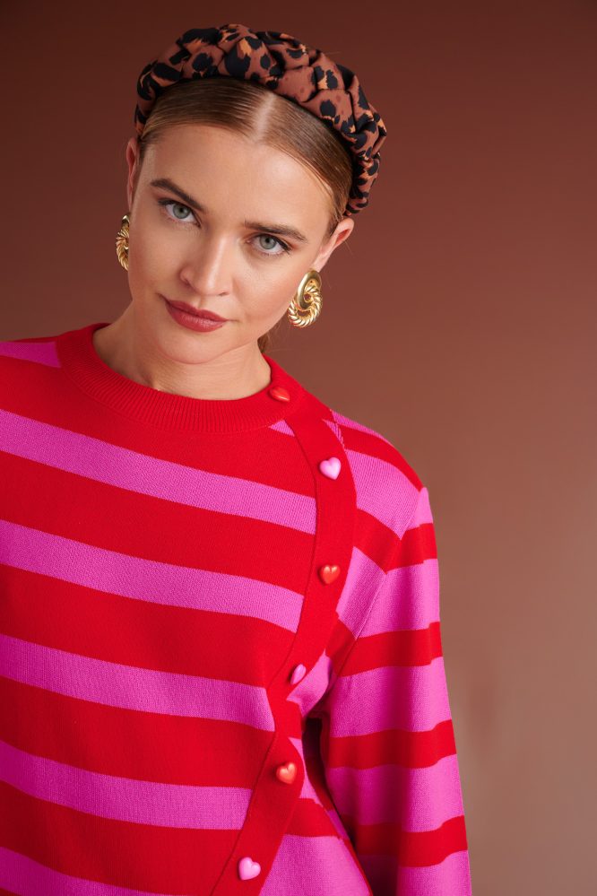 BRANDON ΠΛΕΚΤΟ ΡΙΓΕ ΦΟΡΕΜΑ (RED/PINK) KARAVAN ΝΕΕΣ ΑΦΙΞΕΙΣ 10