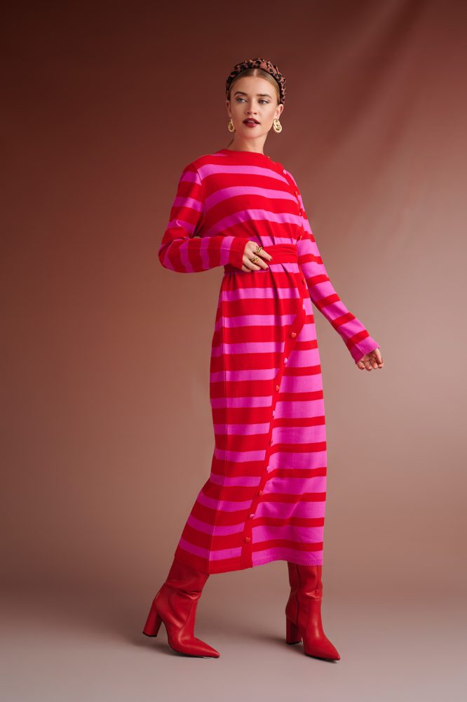 BRANDON ΠΛΕΚΤΟ ΡΙΓΕ ΦΟΡΕΜΑ (RED/PINK) KARAVAN ΝΕΕΣ ΑΦΙΞΕΙΣ 7