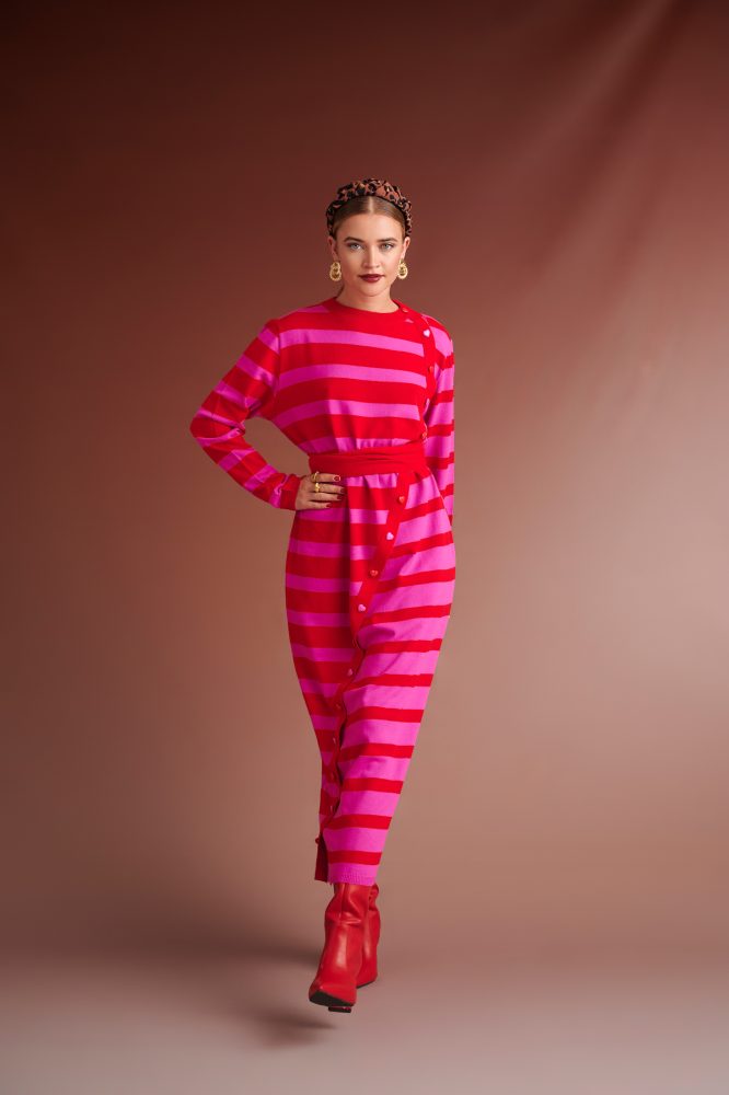 BRANDON ΠΛΕΚΤΟ ΡΙΓΕ ΦΟΡΕΜΑ (RED/PINK) KARAVAN ΝΕΕΣ ΑΦΙΞΕΙΣ 5