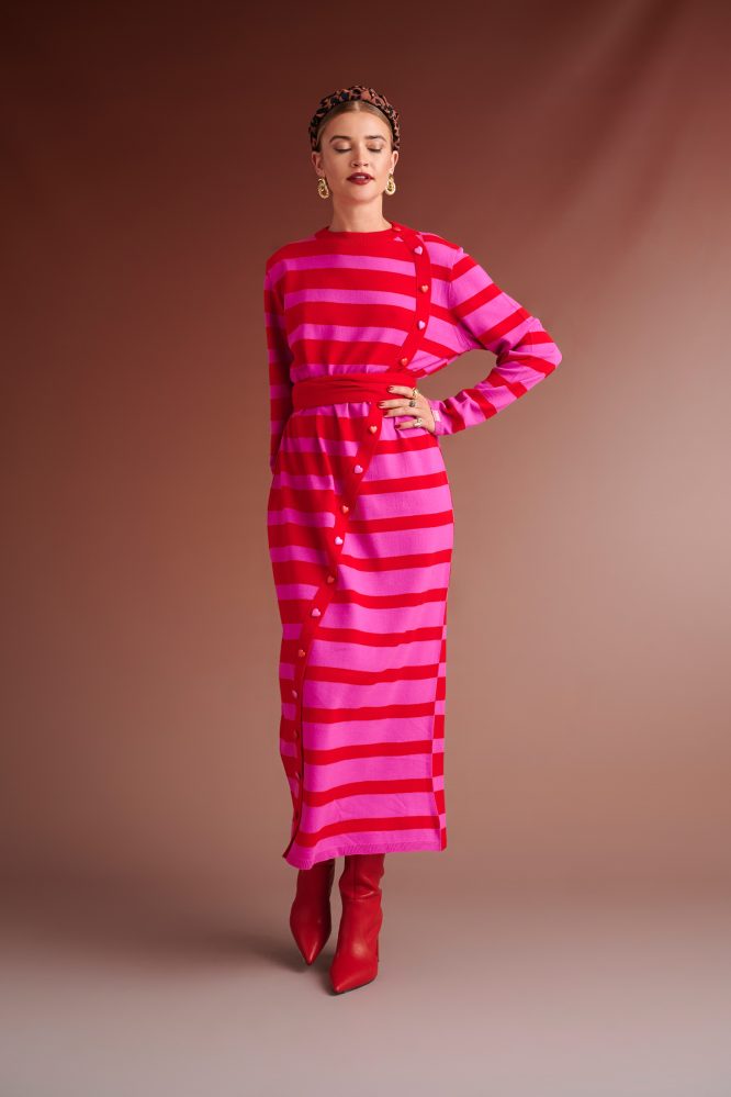 BRANDON ΠΛΕΚΤΟ ΡΙΓΕ ΦΟΡΕΜΑ (RED/PINK) KARAVAN ΝΕΕΣ ΑΦΙΞΕΙΣ 6