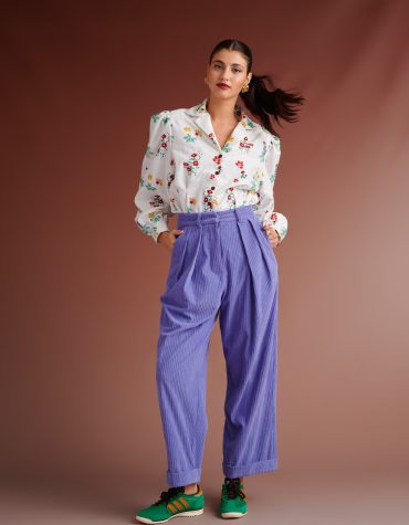 THOMAS CORDUROY TROUSERS (PURPLE) KARAVAN CLOTHES