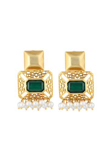 BELLADONNA EARRINGS (EMERALD) KALEIDO ACCESSORY