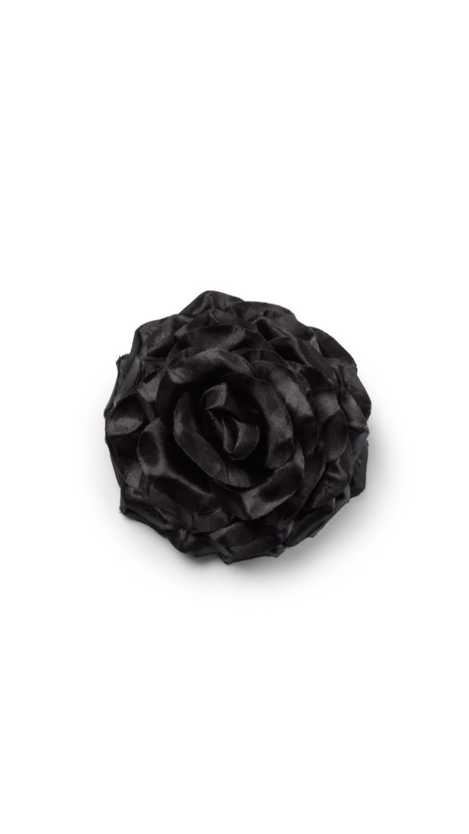 BLACK FLOWER BROOCH KALEIDO ΑΞΕΣΟΥΑΡ 3