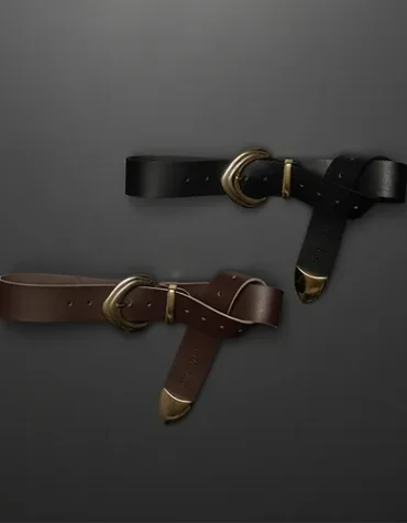 “SHIVER” LEATHER BELT INDIVIDUAL ACCESSORY 2