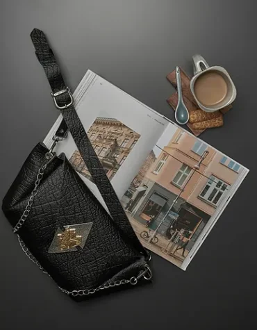 “DIAMONDS AND RUST” SHOULDER BAG INDIVIDUAL ACCESSORY 2